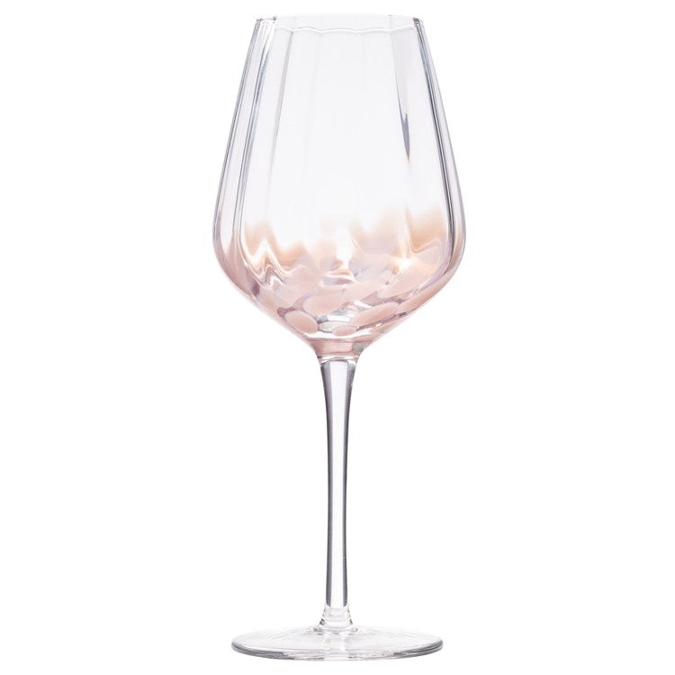 Cheena Pink Wine Glass Set of 2