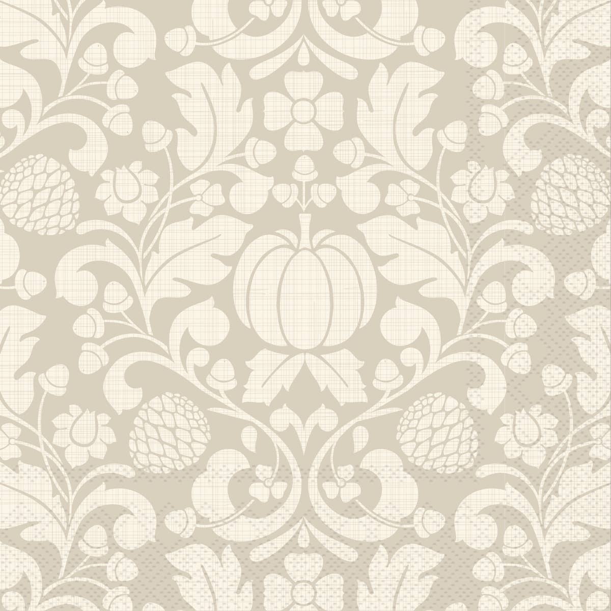 Francis Cream Fall Paper Lunch Napkin