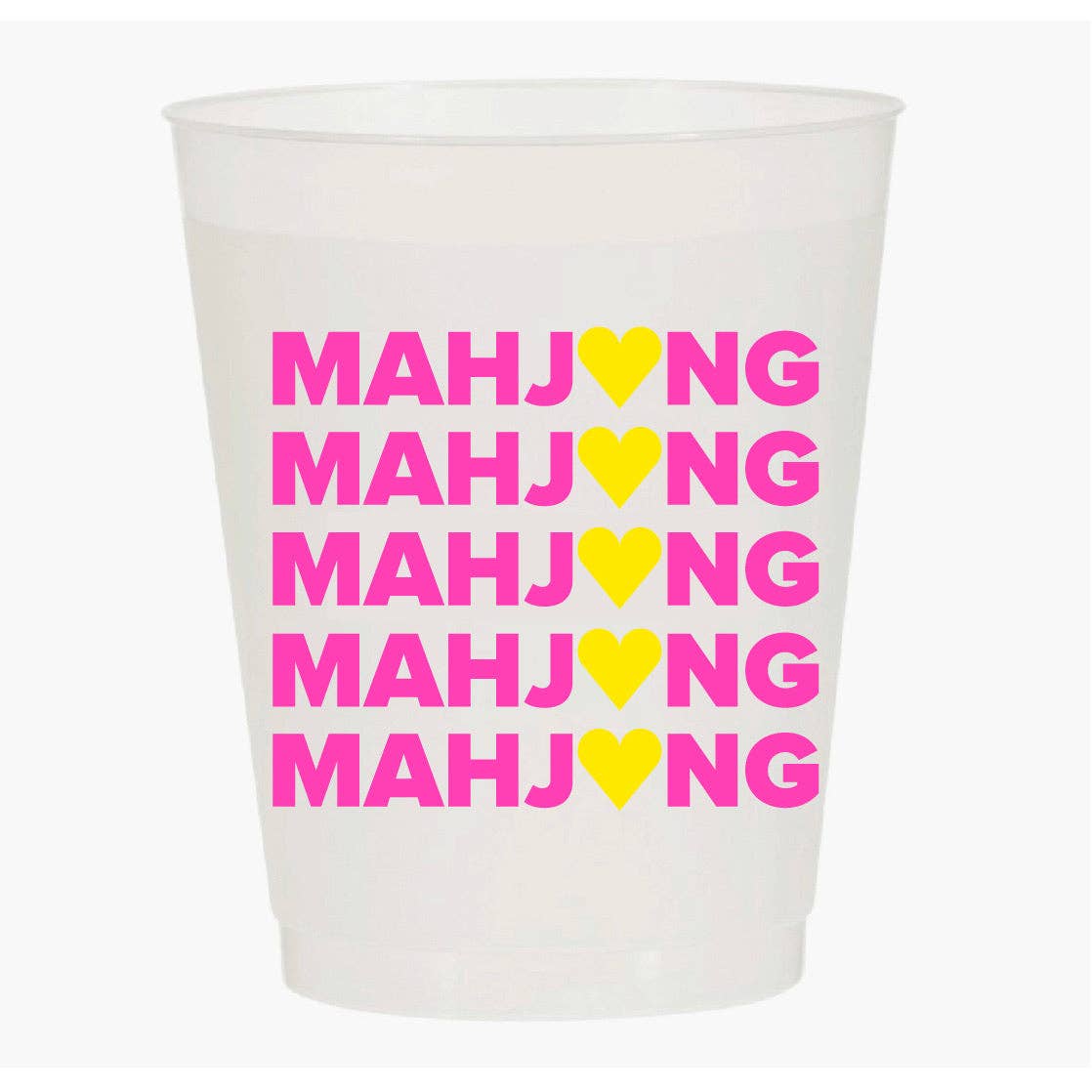 Mahjong Heart Frost Flex Cups