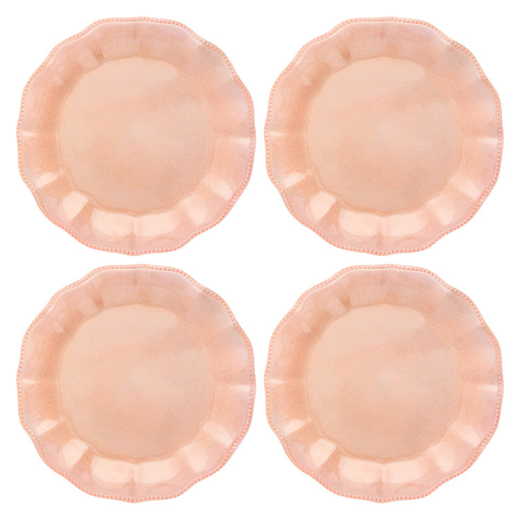 Melamine Dinner Plates Set of 4 Olivia Blush