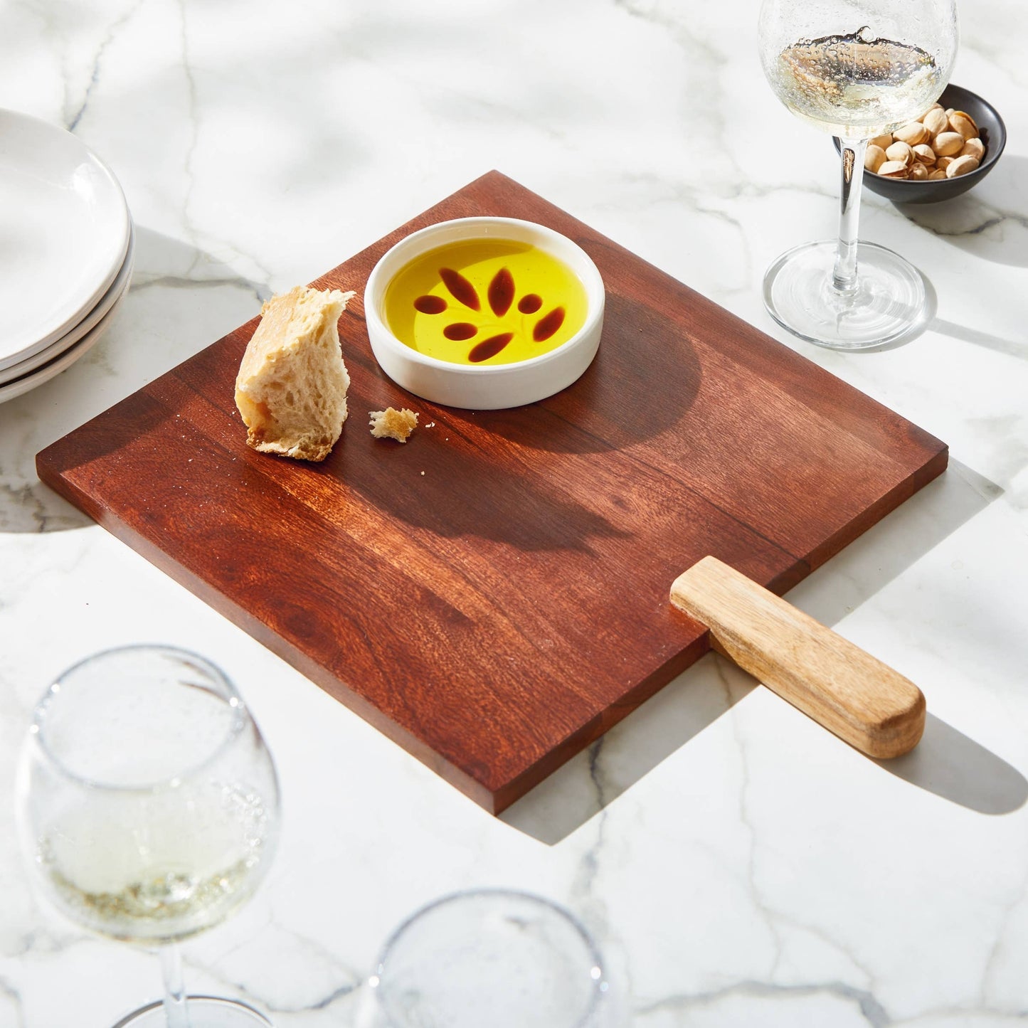 Verge Natural Mango Square Board