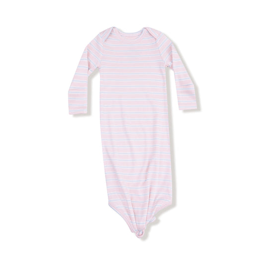 Angel Dear Basics Striped Pink - Knotted Gown
