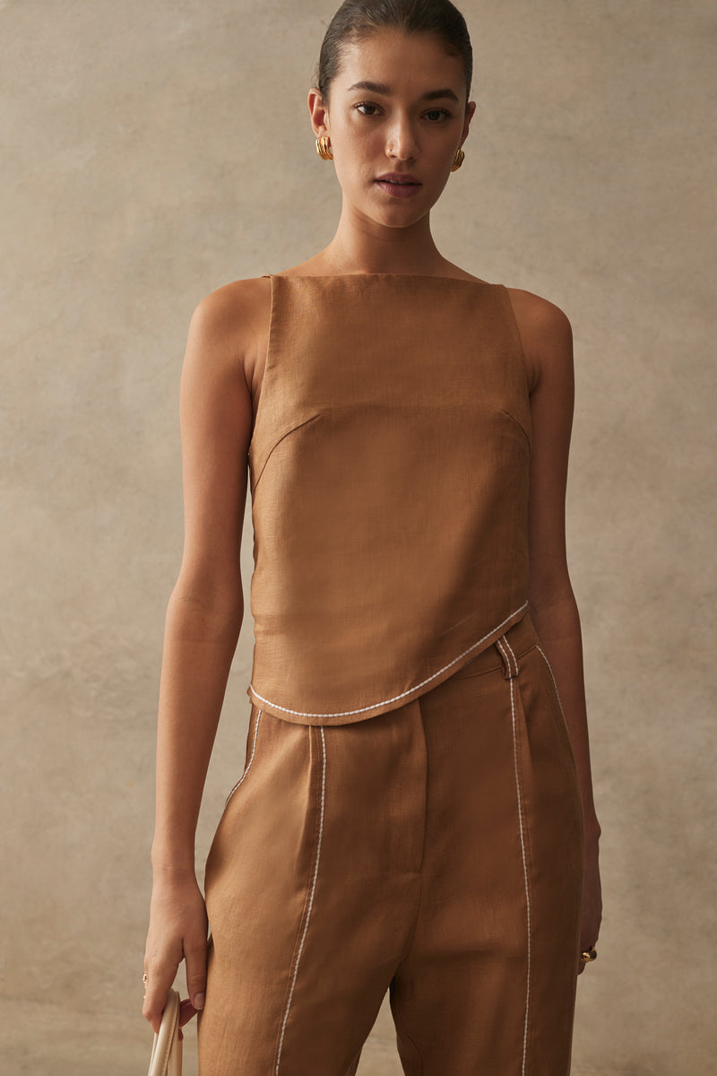 Sancia Coralie Top in Honey