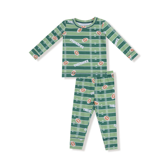 Angel Dear Football Field - Glow in the Dark  Long Sleeve Loungewear Set