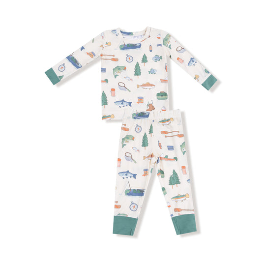 Angel Dear Fishing Things  Long Sleeve Loungewear Set