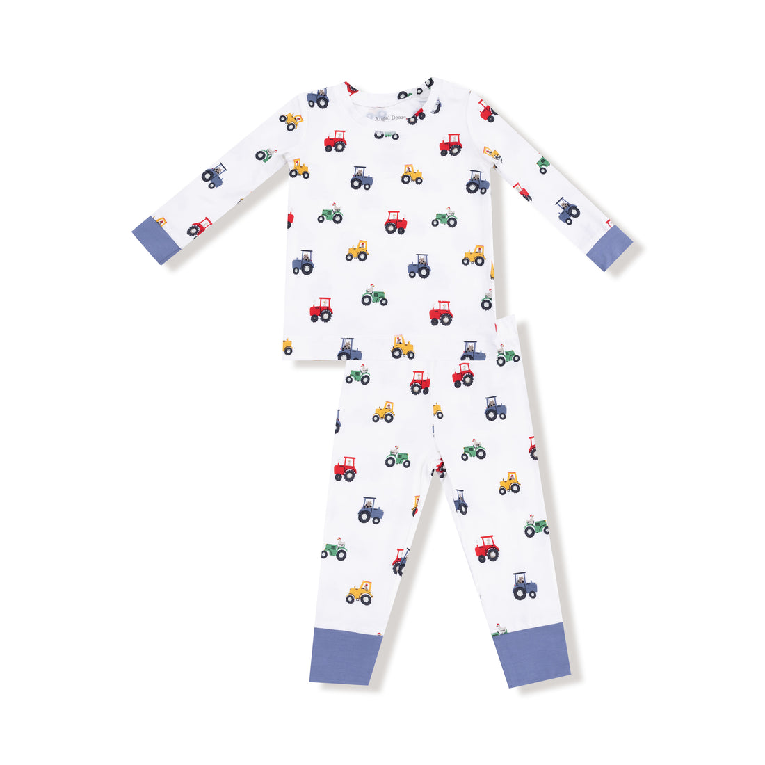 Angel Dear Mini Tractors Long Sleeve Loungewear Set