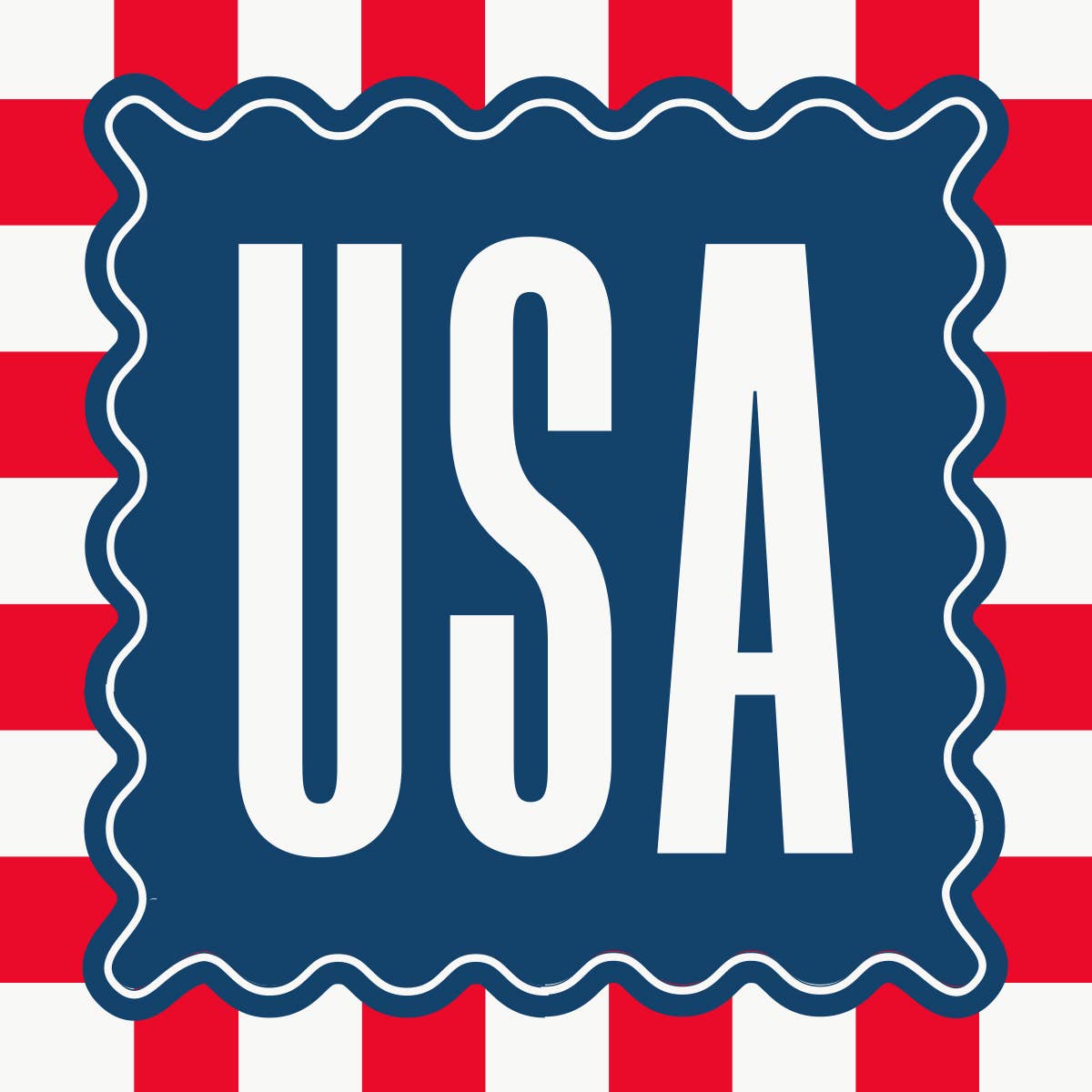 USA Cocktail Napkin