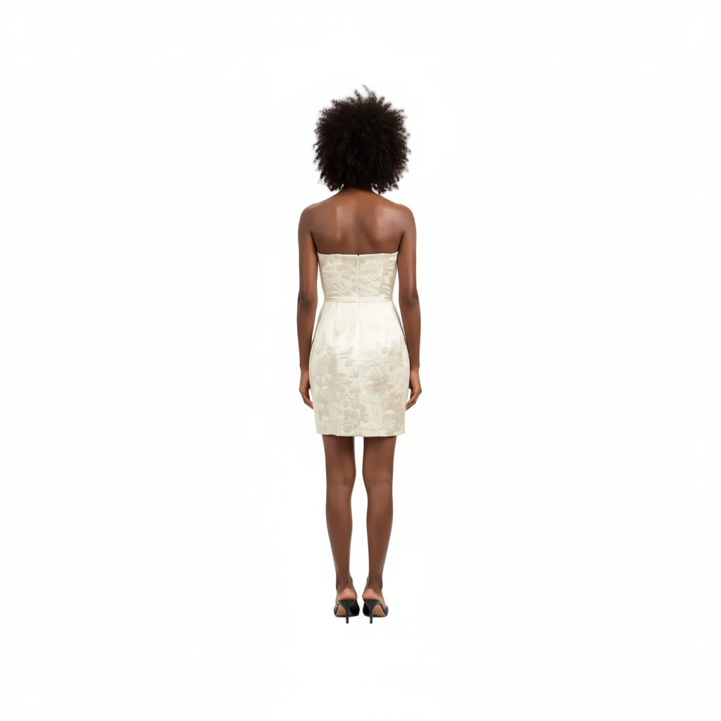 Trina Turk Kalley Dress | Bonita Beige & Gold