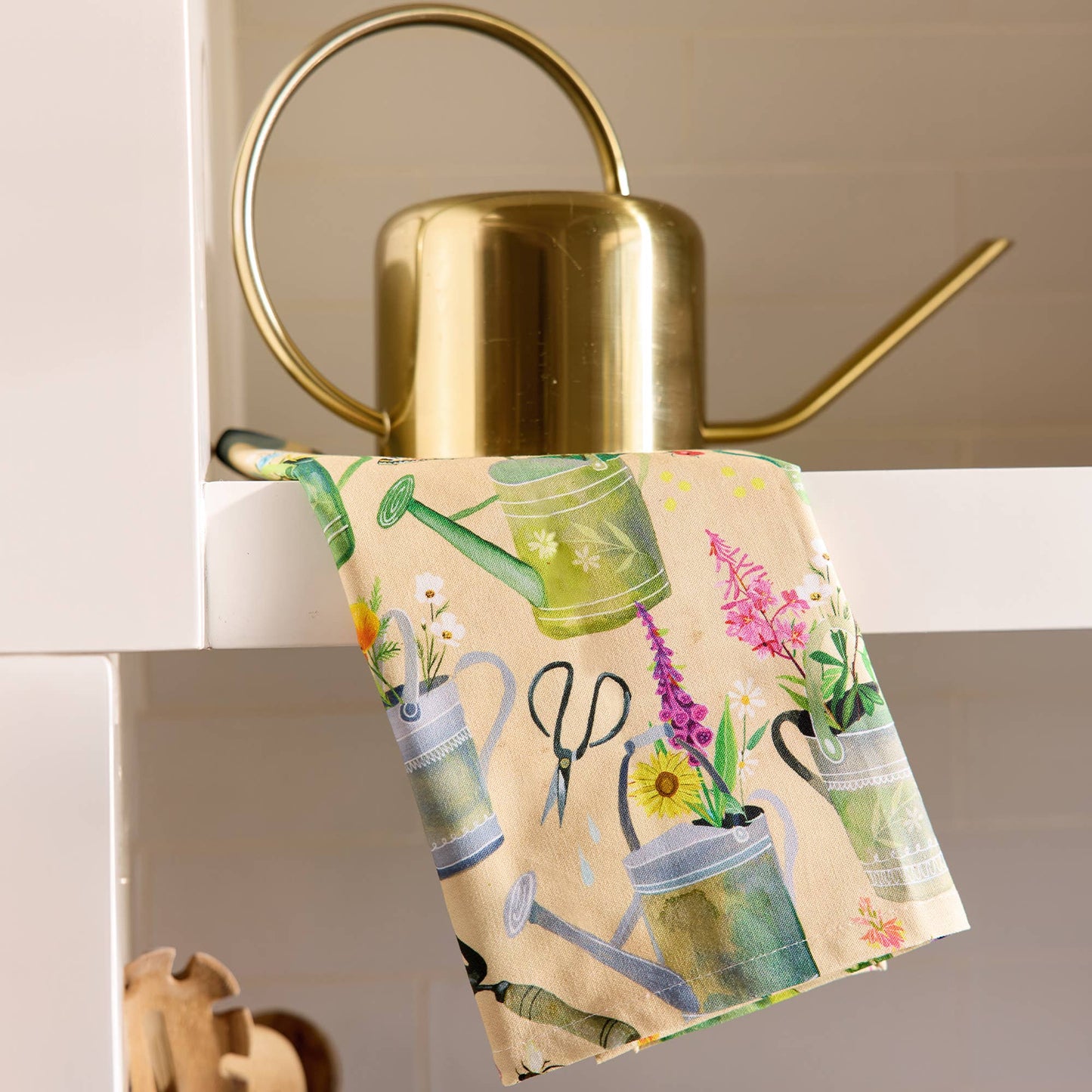 Water Cans Cotton Tea Towel