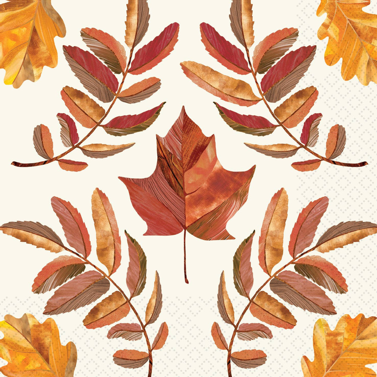 Paper Cocktail Napkins | Falling Leaves
