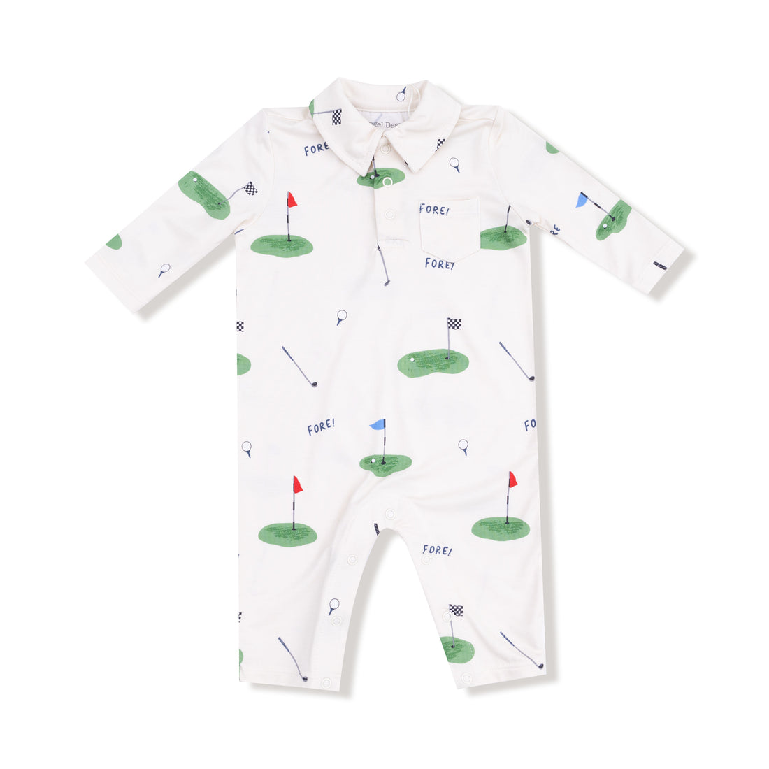 Angel Dear All Fore Golf Polo Romper