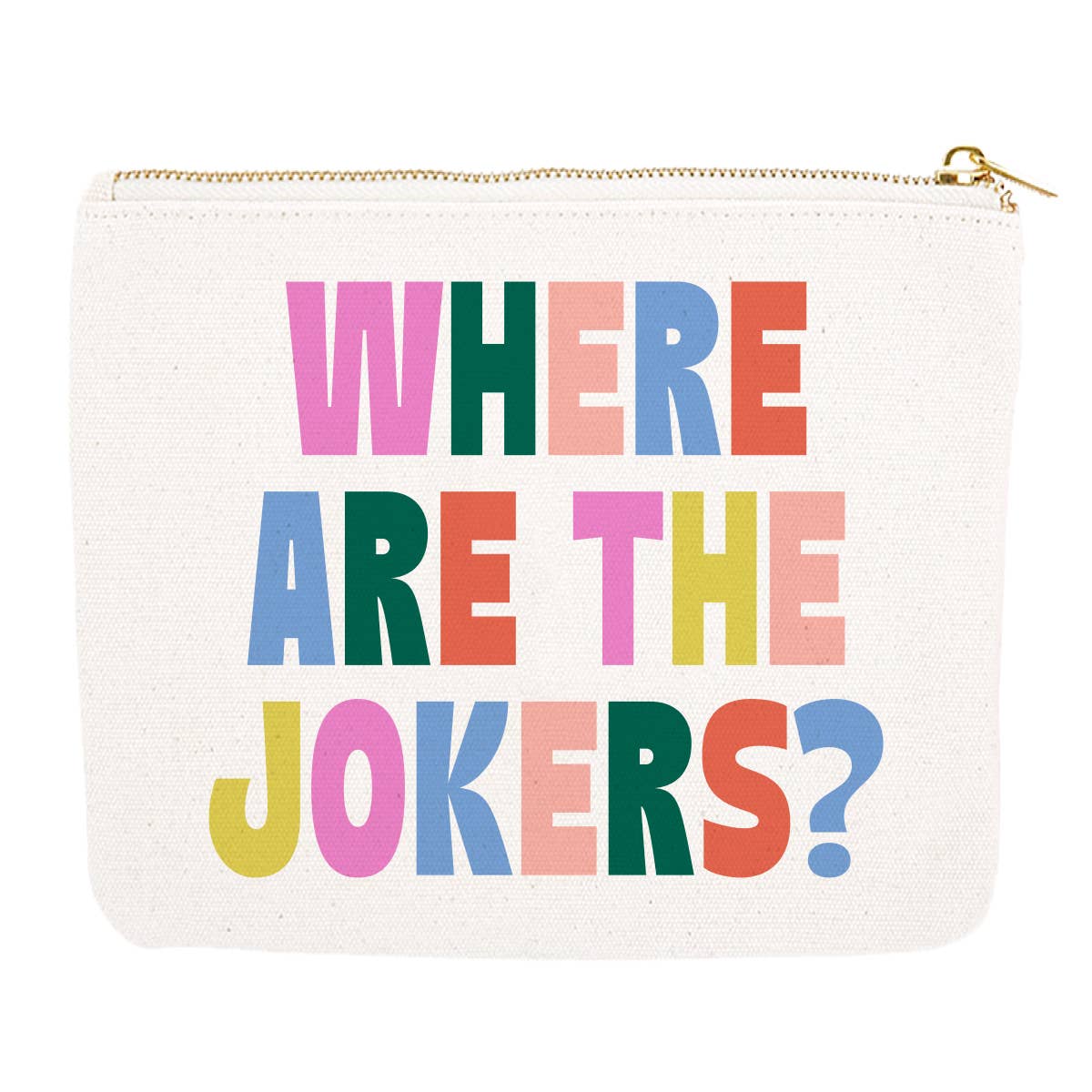 Where Are The Jokers Mahjong Card Pouch