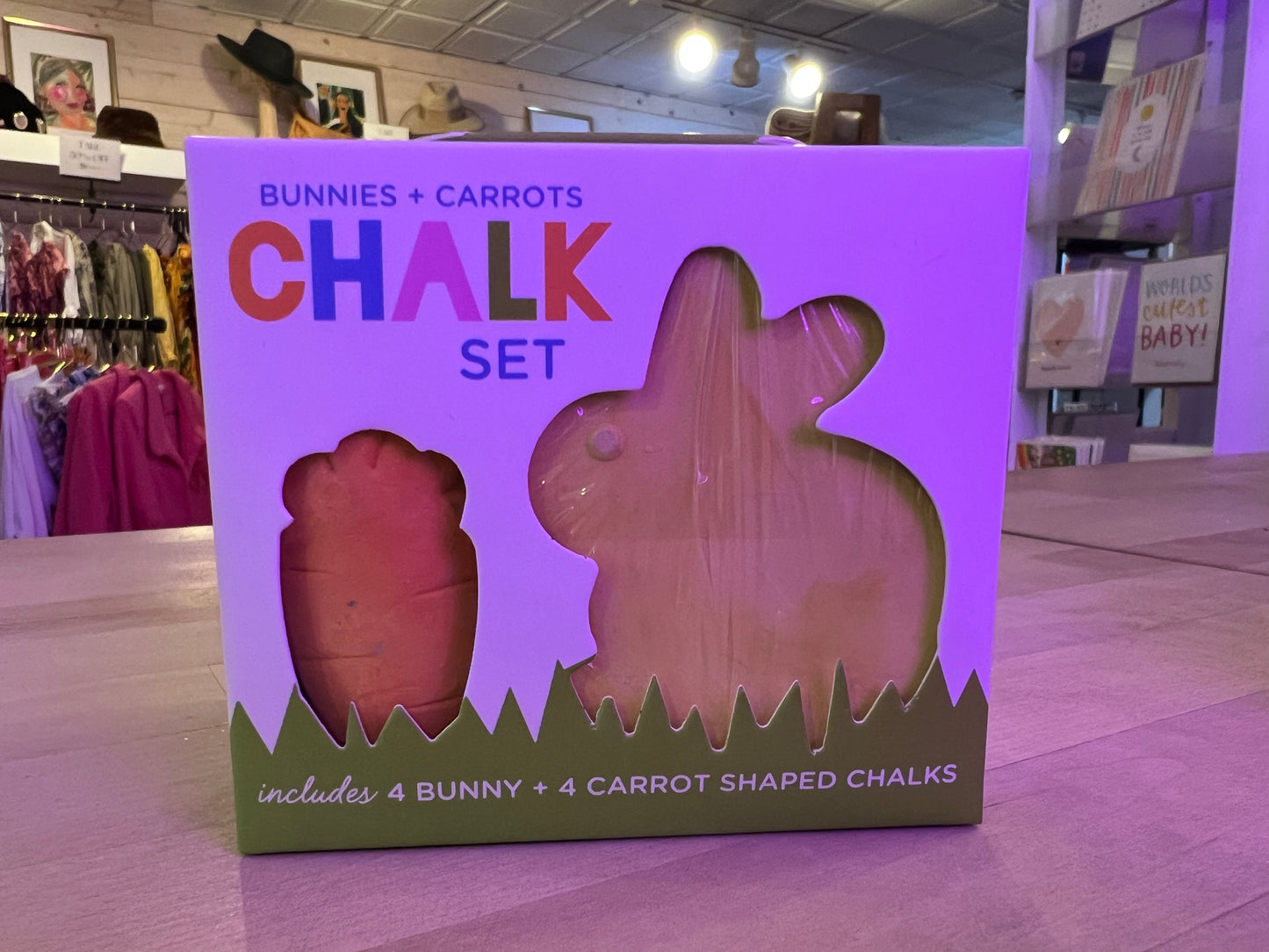 Bunny and Carrot Chalk Set