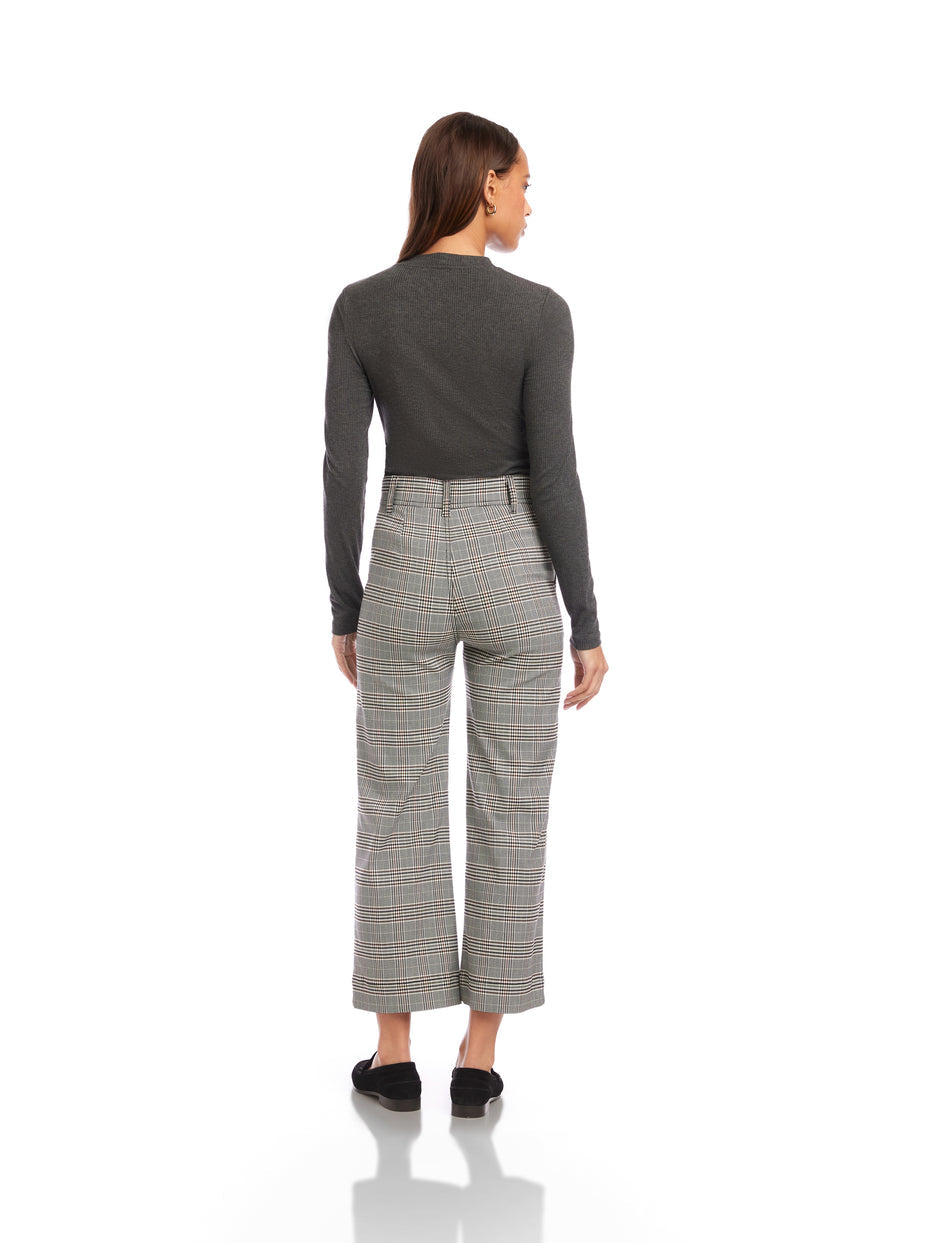 Fifteen Twenty Rylee Crop Pant in Plaid