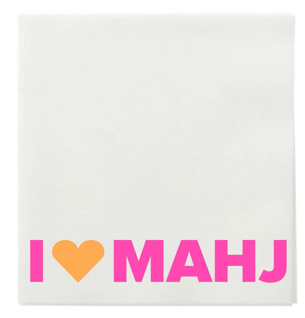 I Heart Mahj Paper Cocktail Napkins