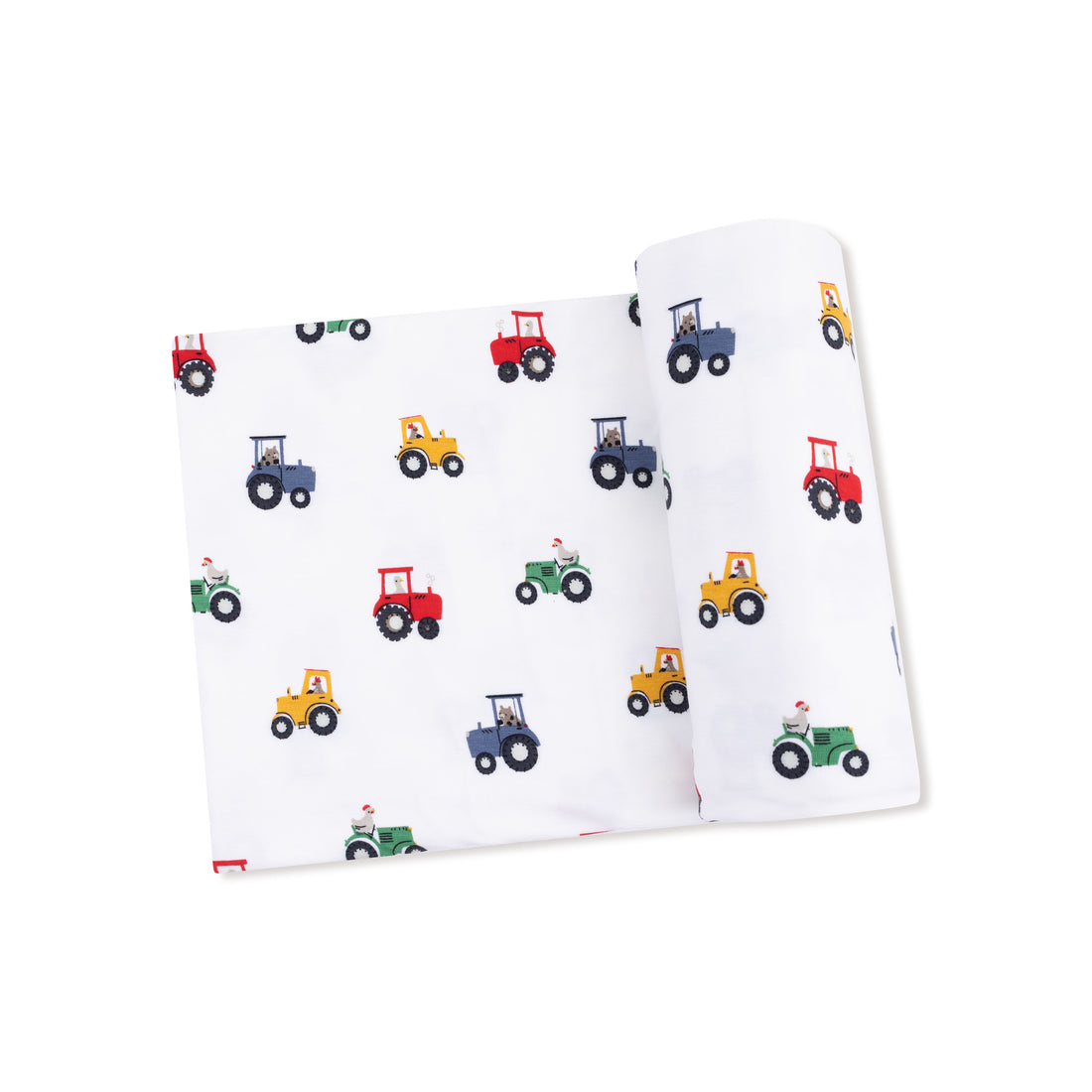 Angel Dear Mini Tractors Swaddle Blanket