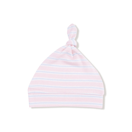 Angel Dear Striped Pink Knotted Hat