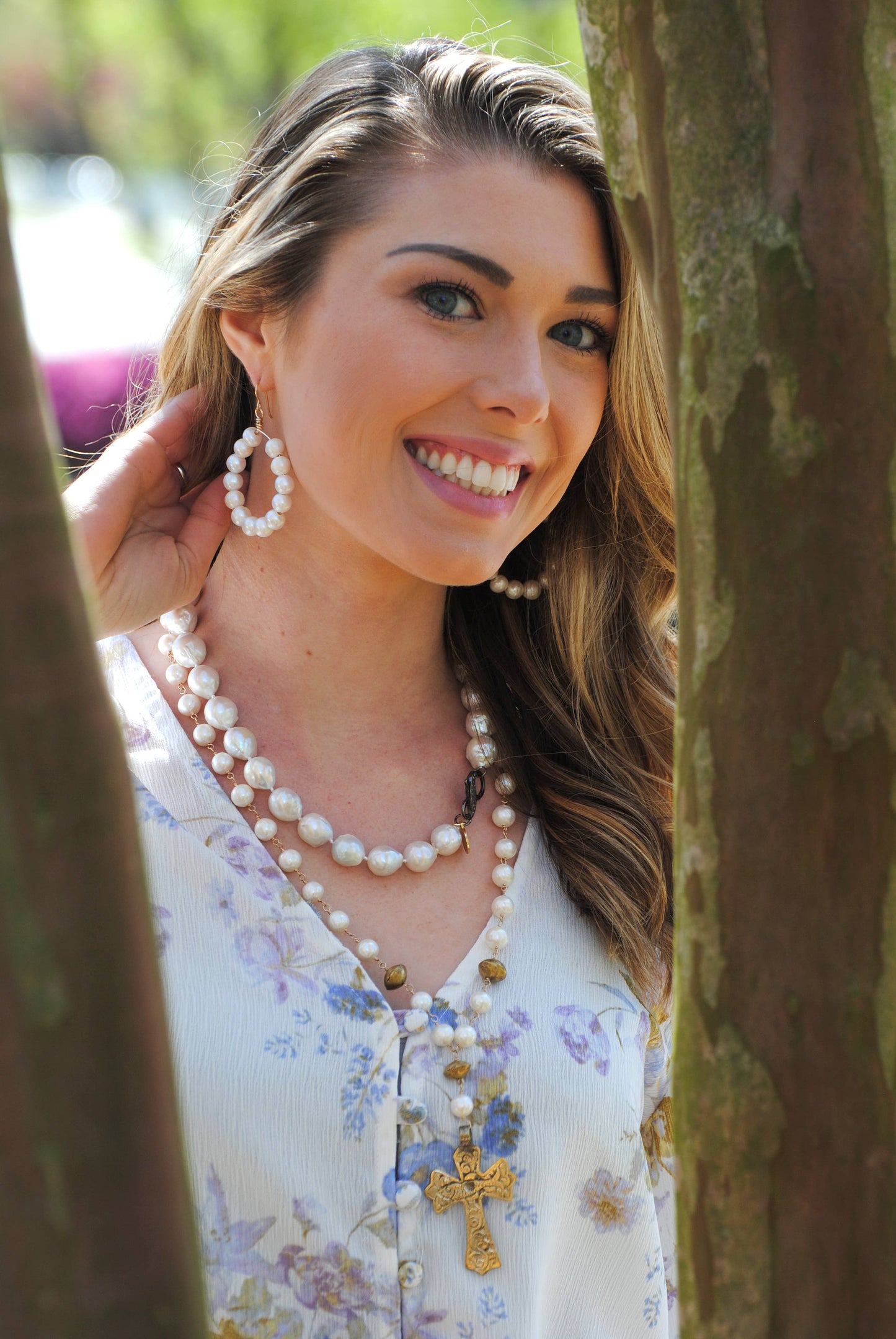 Wendy Perry Designs Cristina Pearl Earring