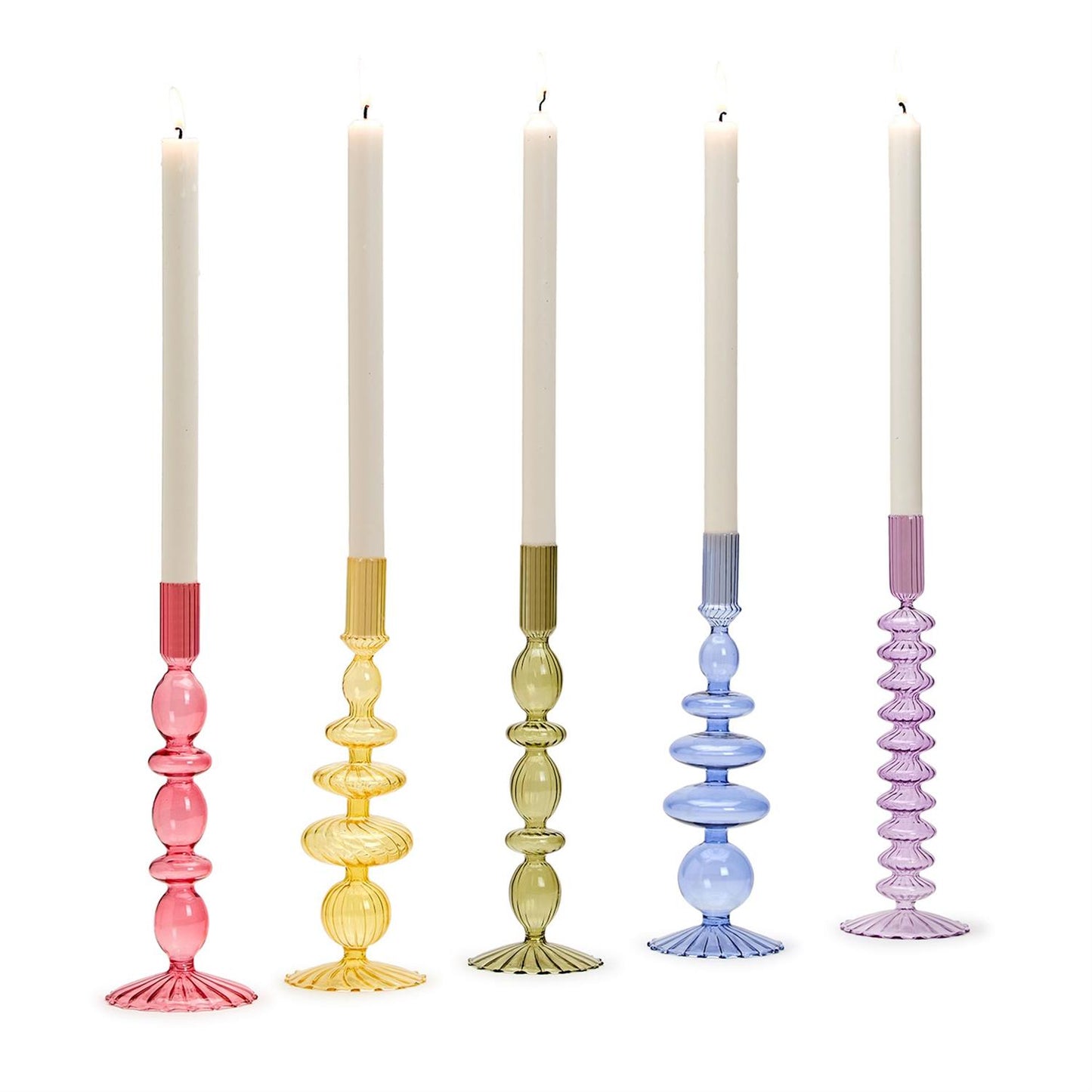 Glass Candle Holder