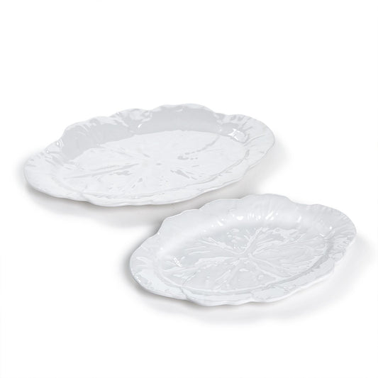 Cabbage Texture Melamine Serving Trays