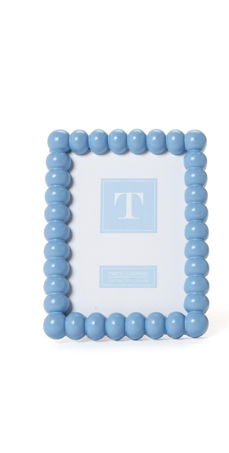 Hobnail Frame | Blue 5x7