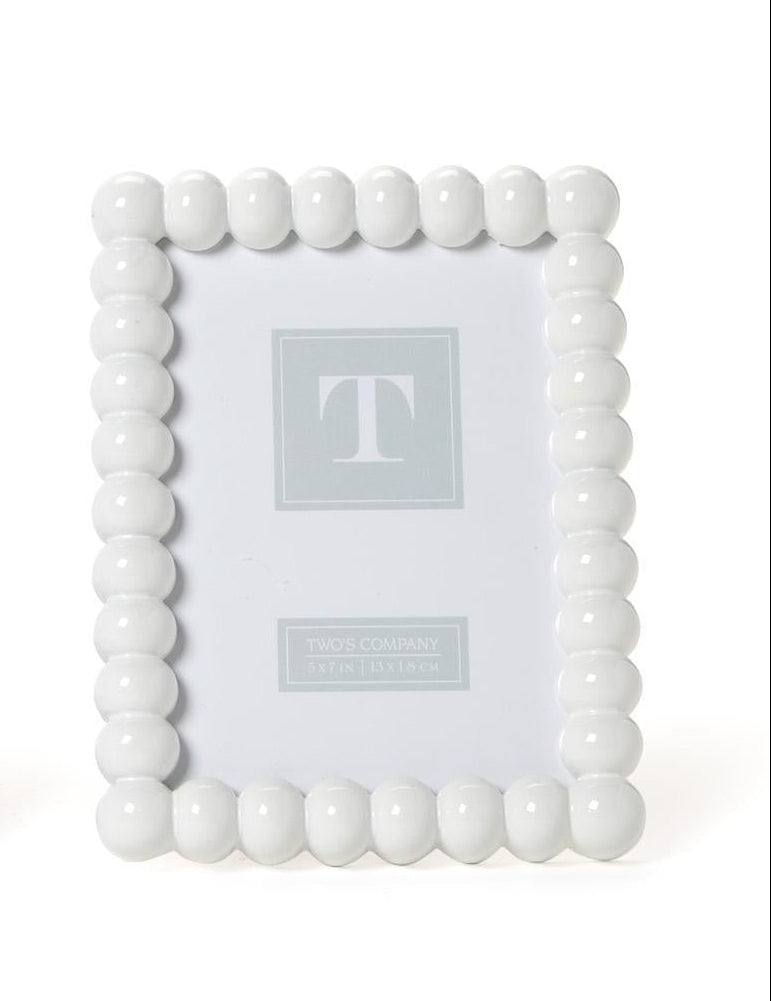 Hobnail Frame | White 5x7