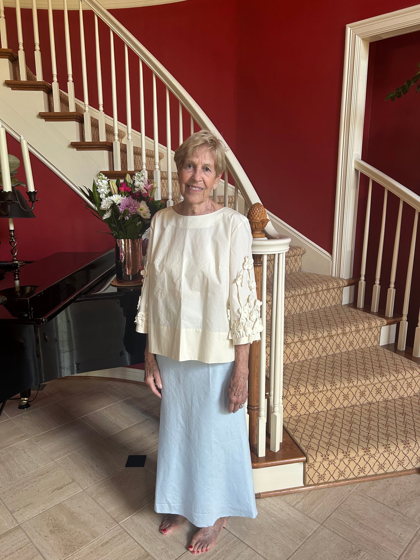 Mei Mei J Anise Top | Cream