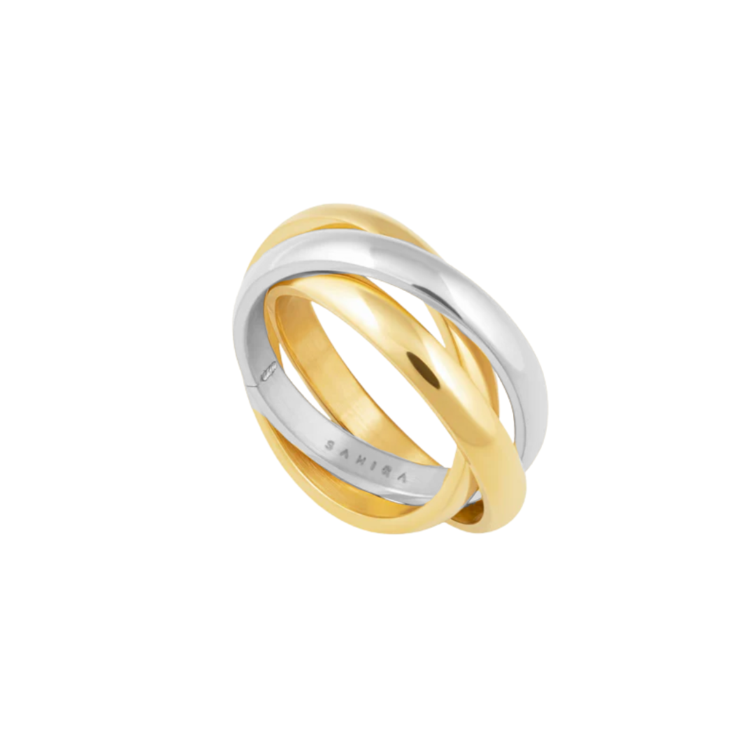 Golden Girl Ring Two Tone 8