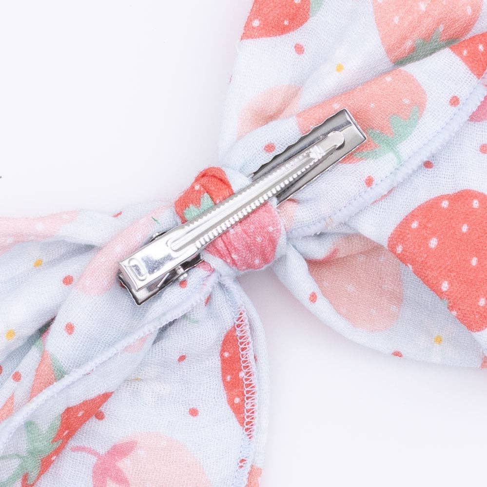 Angel Dear Strawberry Bliss | Large Bow