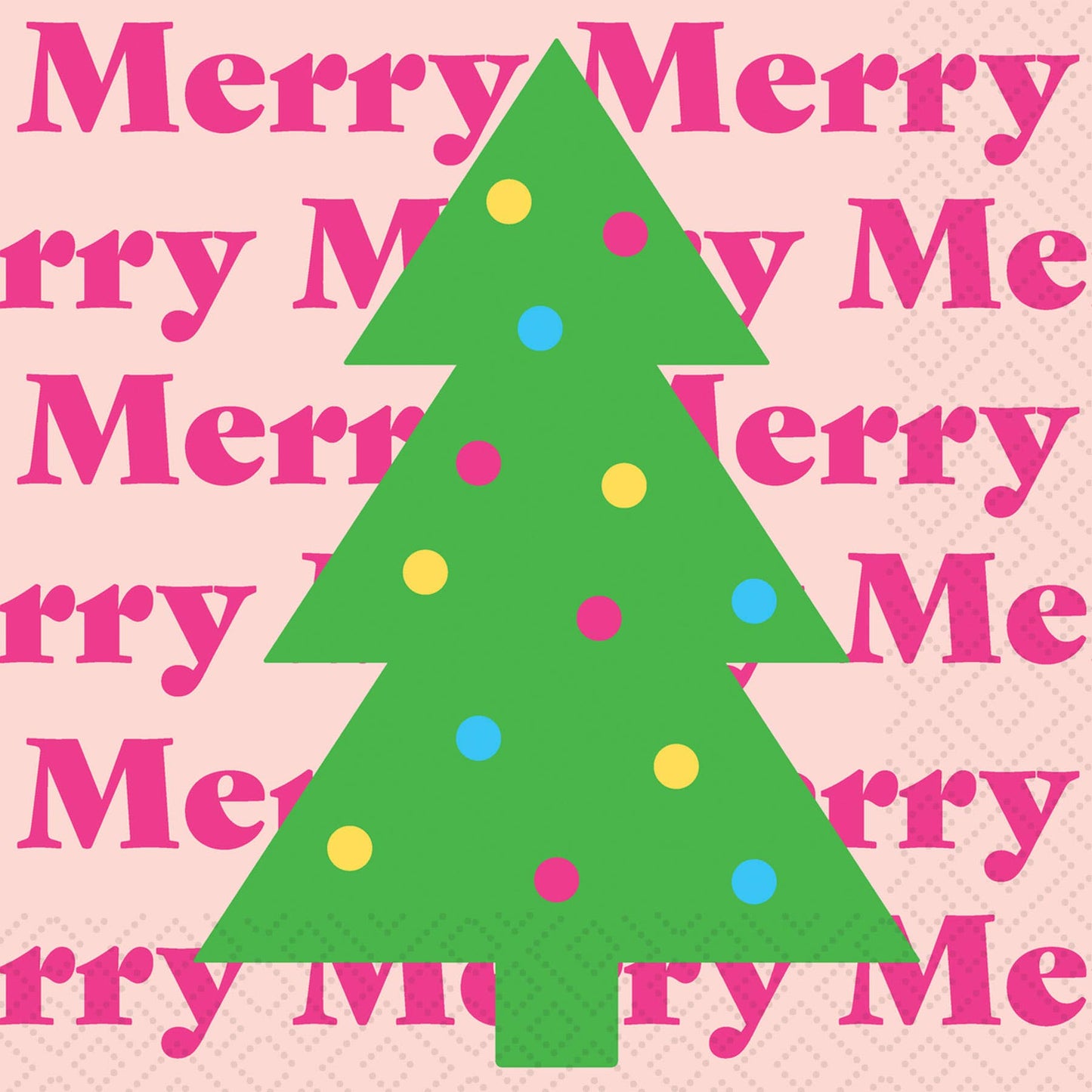Christmas Merry Paper Luncheon Napkin