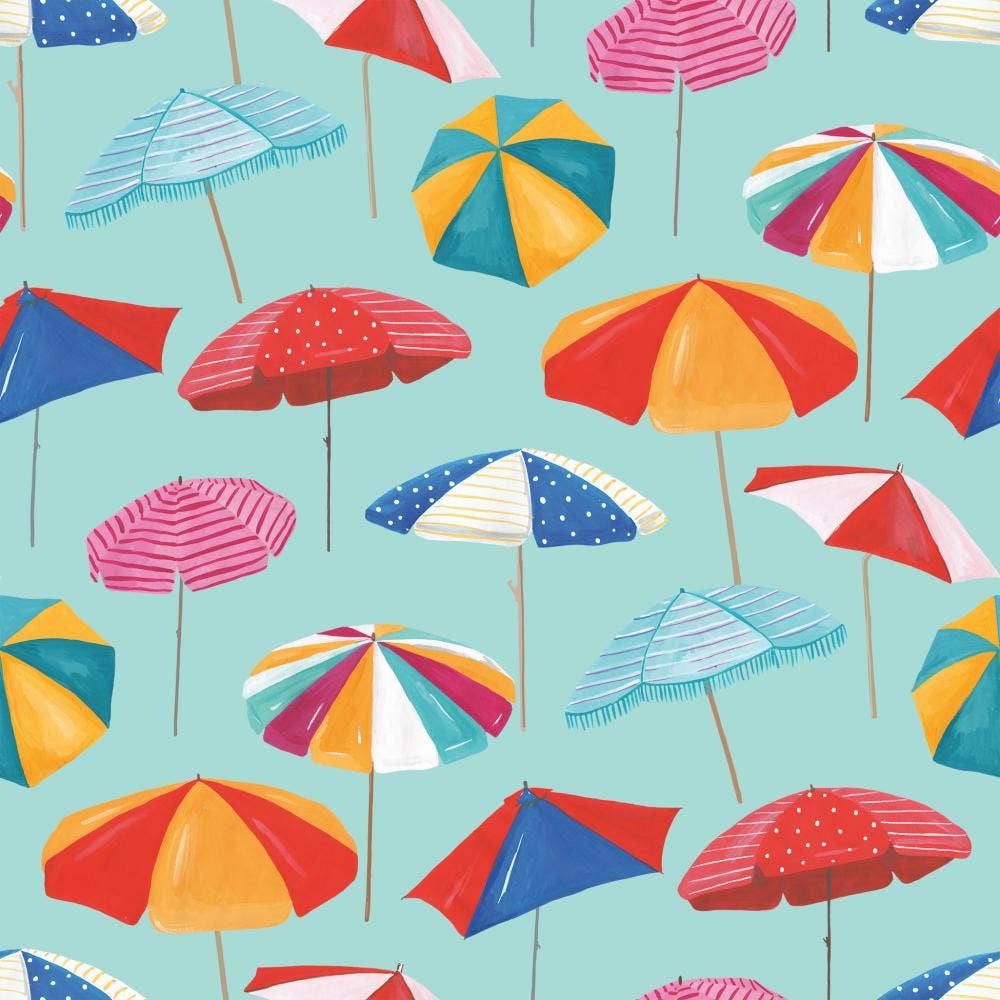 Riviera Parasol Paper Cocktail Napkin