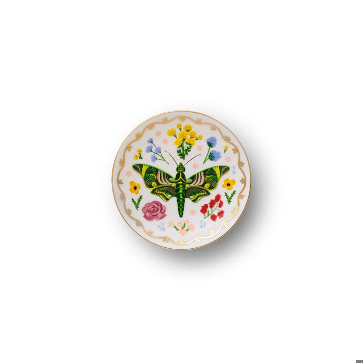 Rifle Curio Porcelain Ring Dish