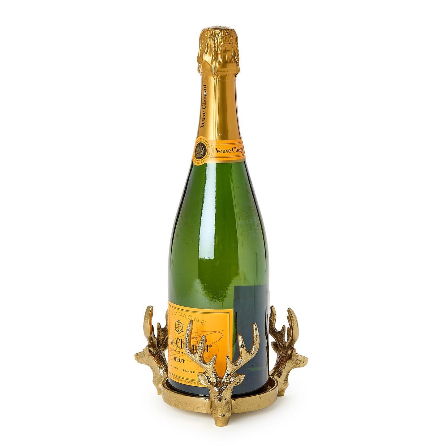 Gold Stag Bottle Coaster or Pillar Candleholder