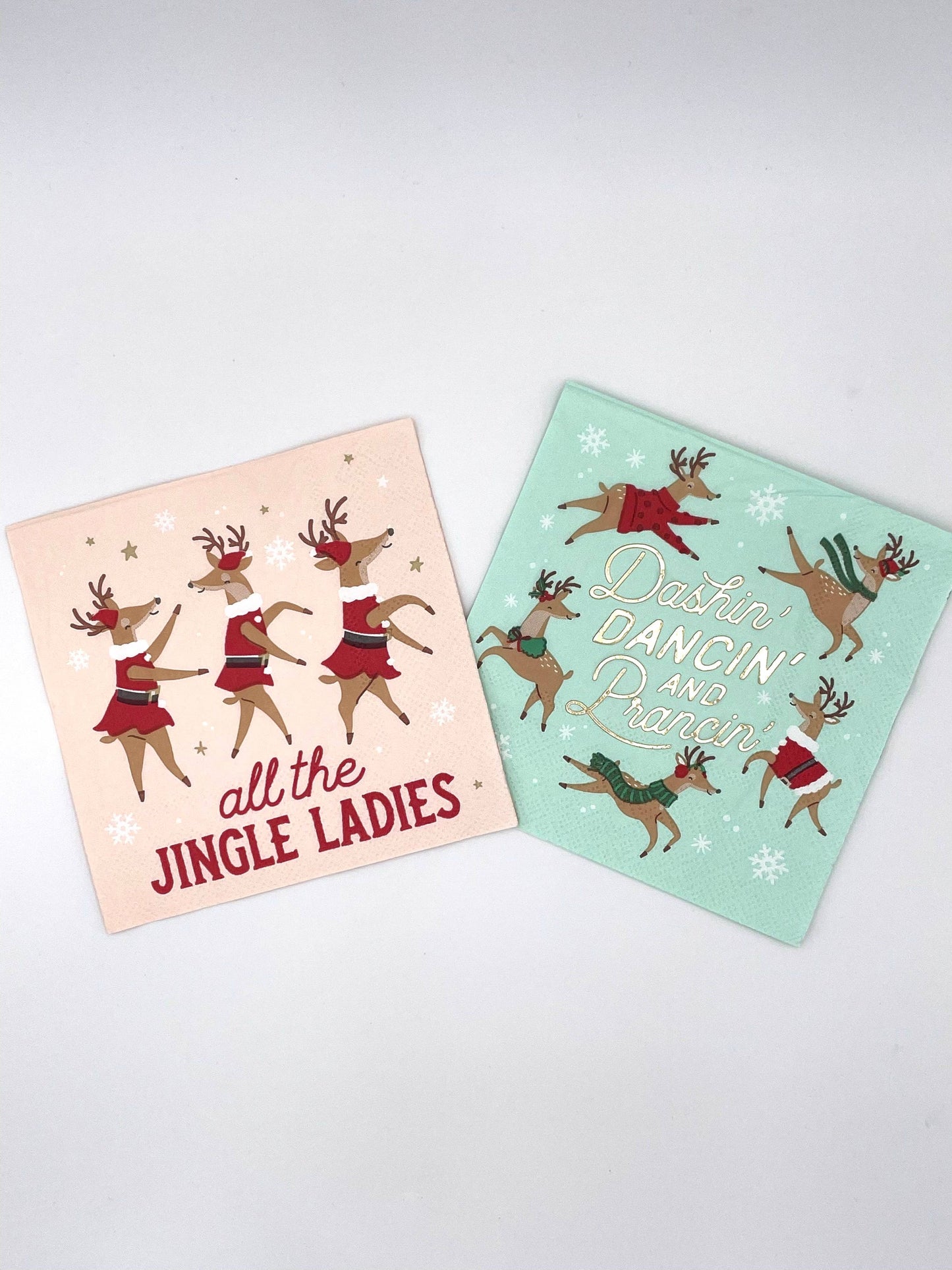 All The Jingle Ladies Paper Cocktail Napkin