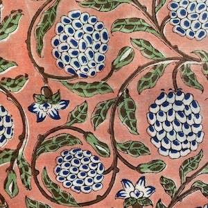 Dark Salmon Pink, Sage Green, Delft Blue Cotton Napkins: Set of 12 20x20 inch