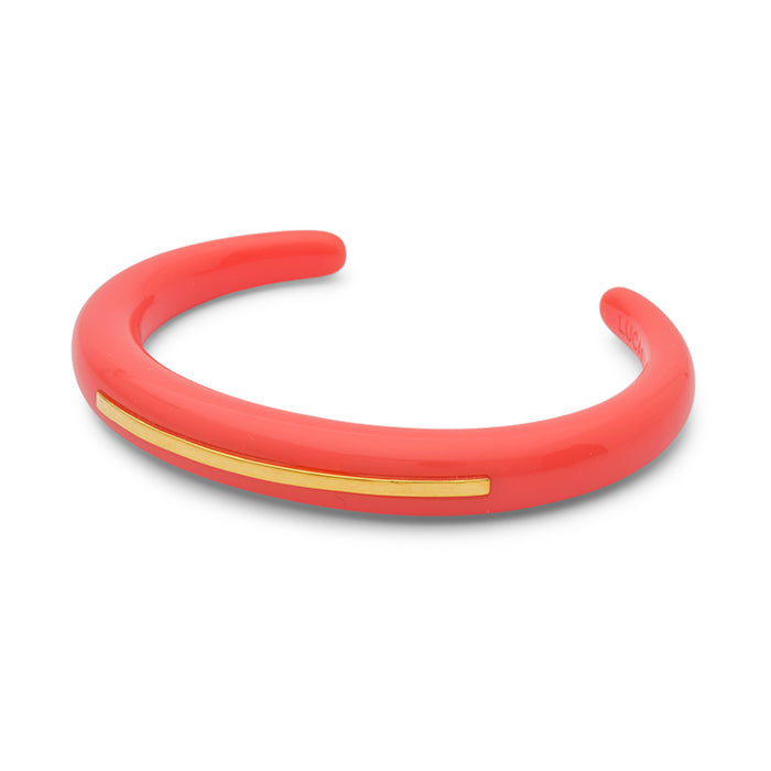 Lucas Jack Coral & Gold Skinny Cuff