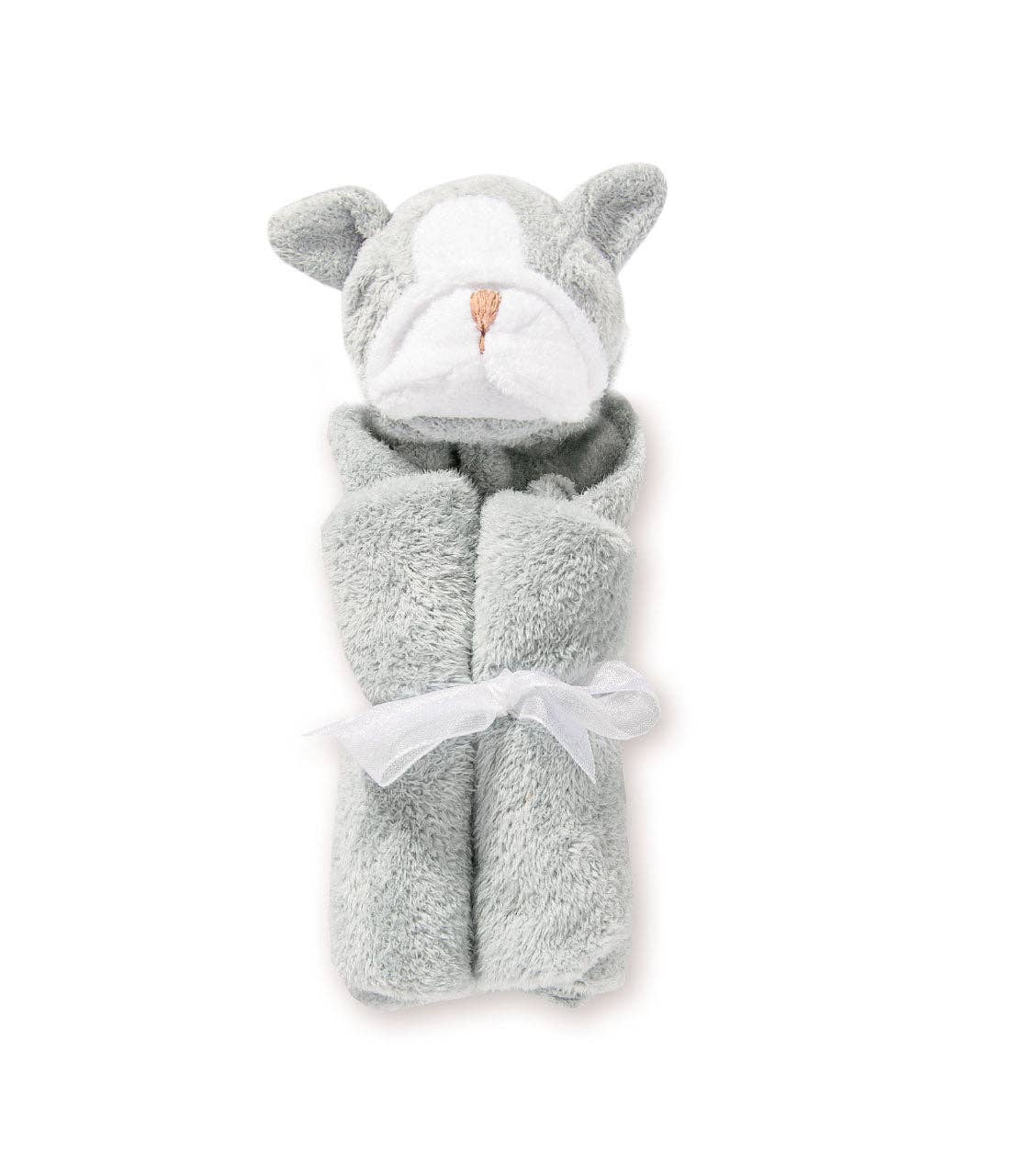 Angel Dear Bulldog Lovie Blankie | Grey