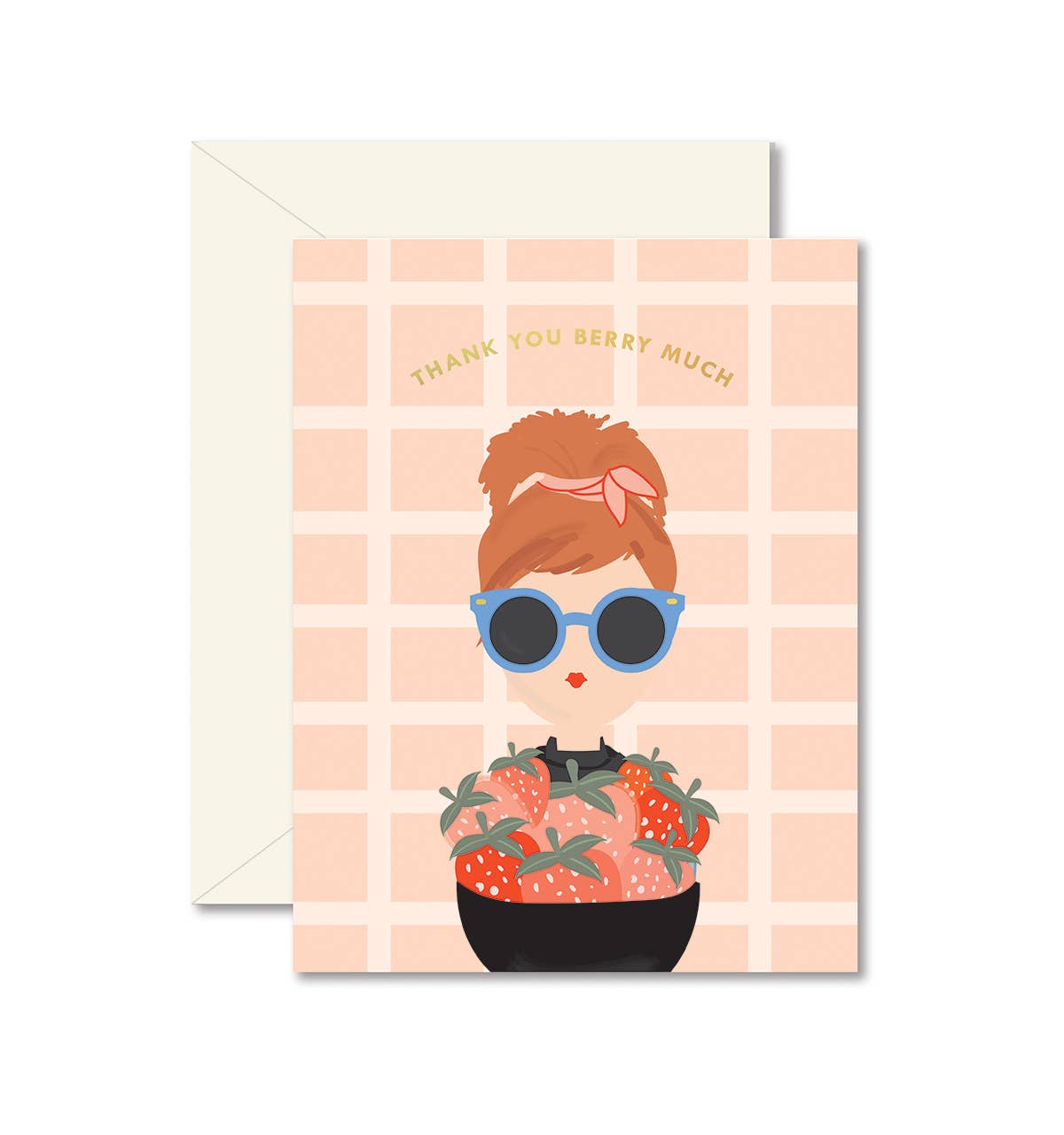 Thank You Berry Much Greeting Card