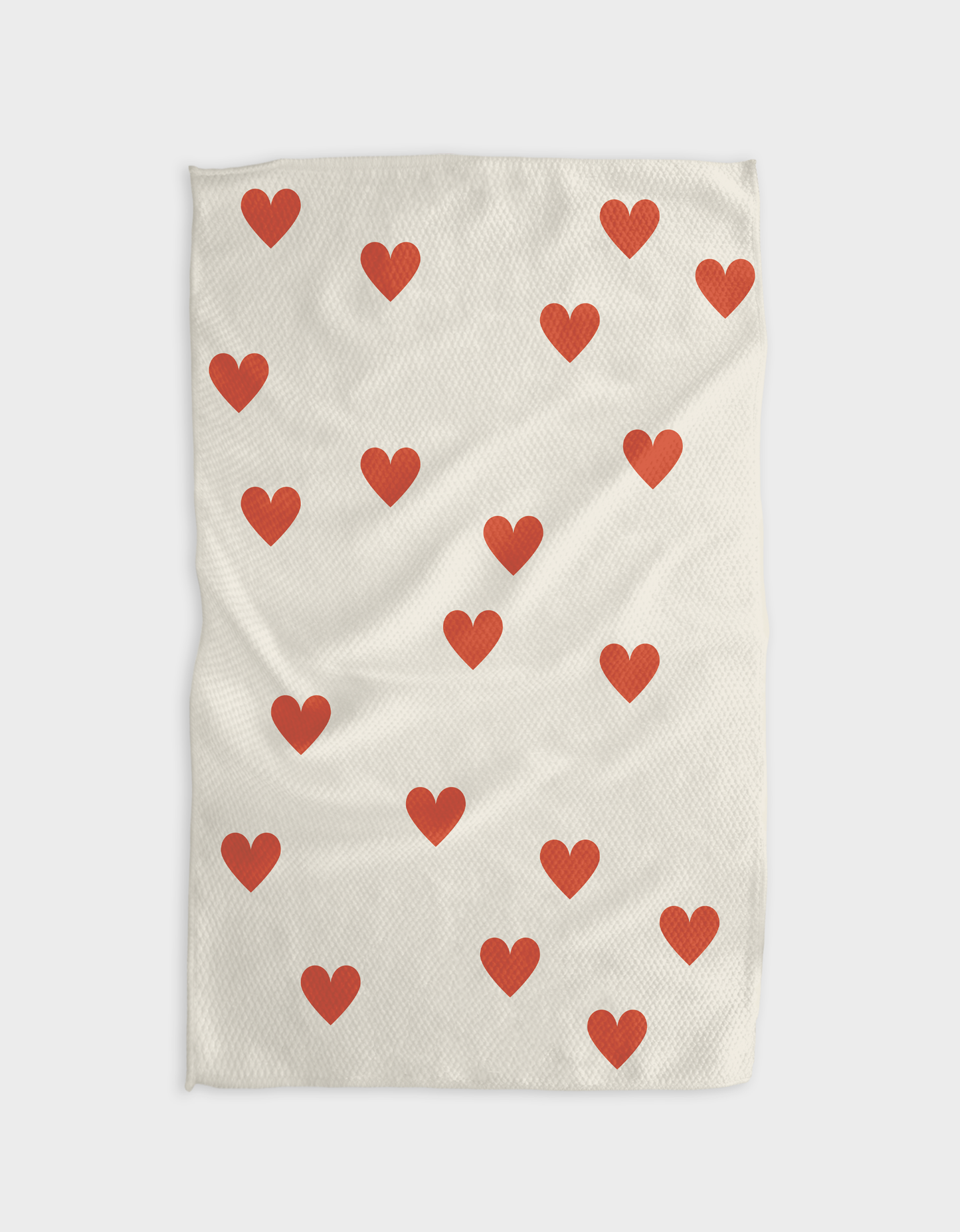Geometry Simple Love Kitchen Tea Towel