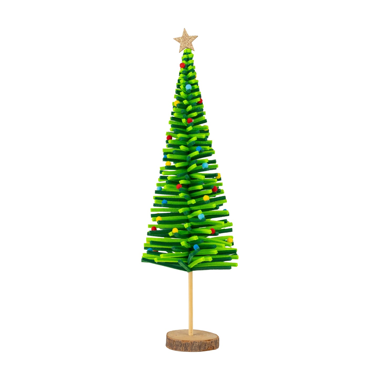 Green Felt Tree Tall