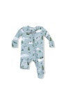 Angel Dear Winter Fun Skiers 2 Way Zipper Footie