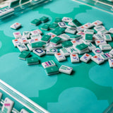 Emerald Table Double-Sided Mahjong Mat