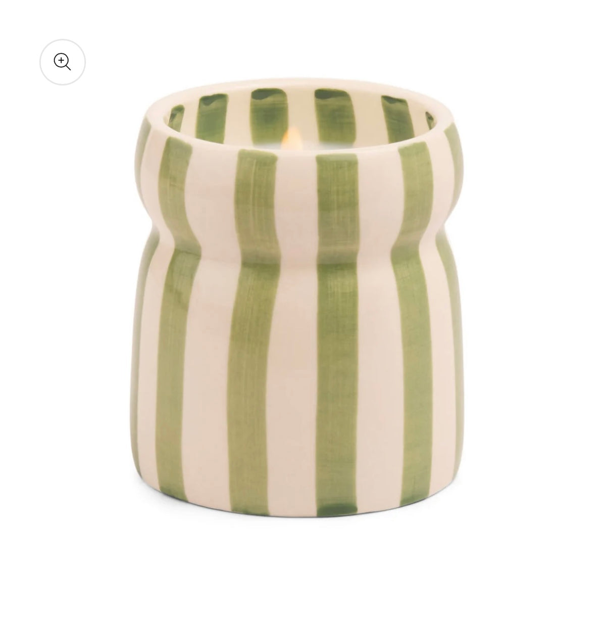 Cabana Sage Striped 6.5 oz Candle