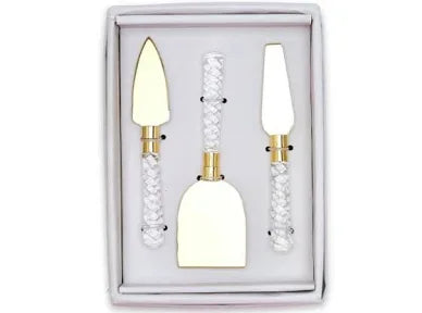 Crystal Clear Cheese Knives