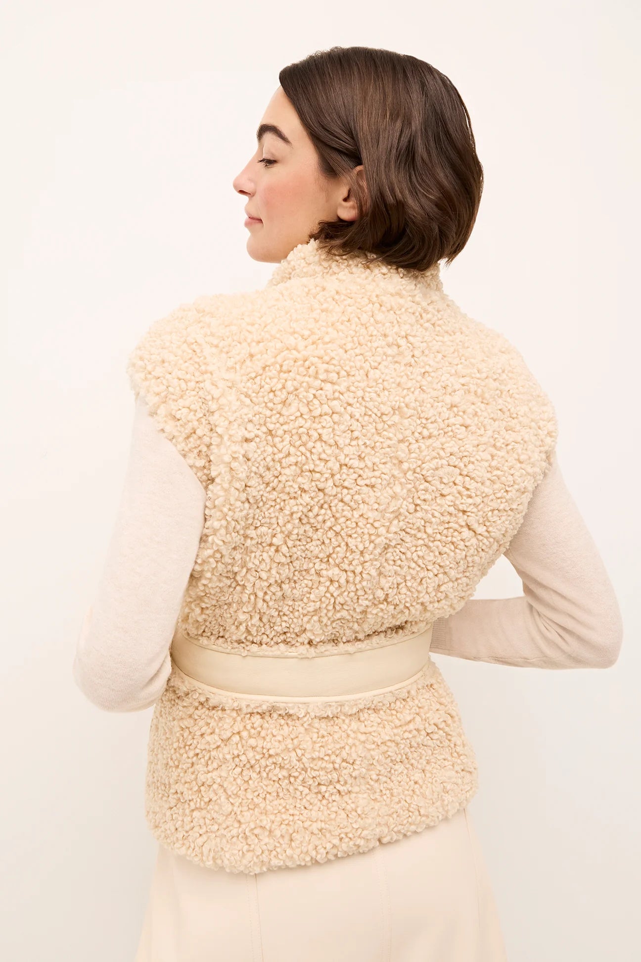 Marie Oliver Astrid Vest in Cream
