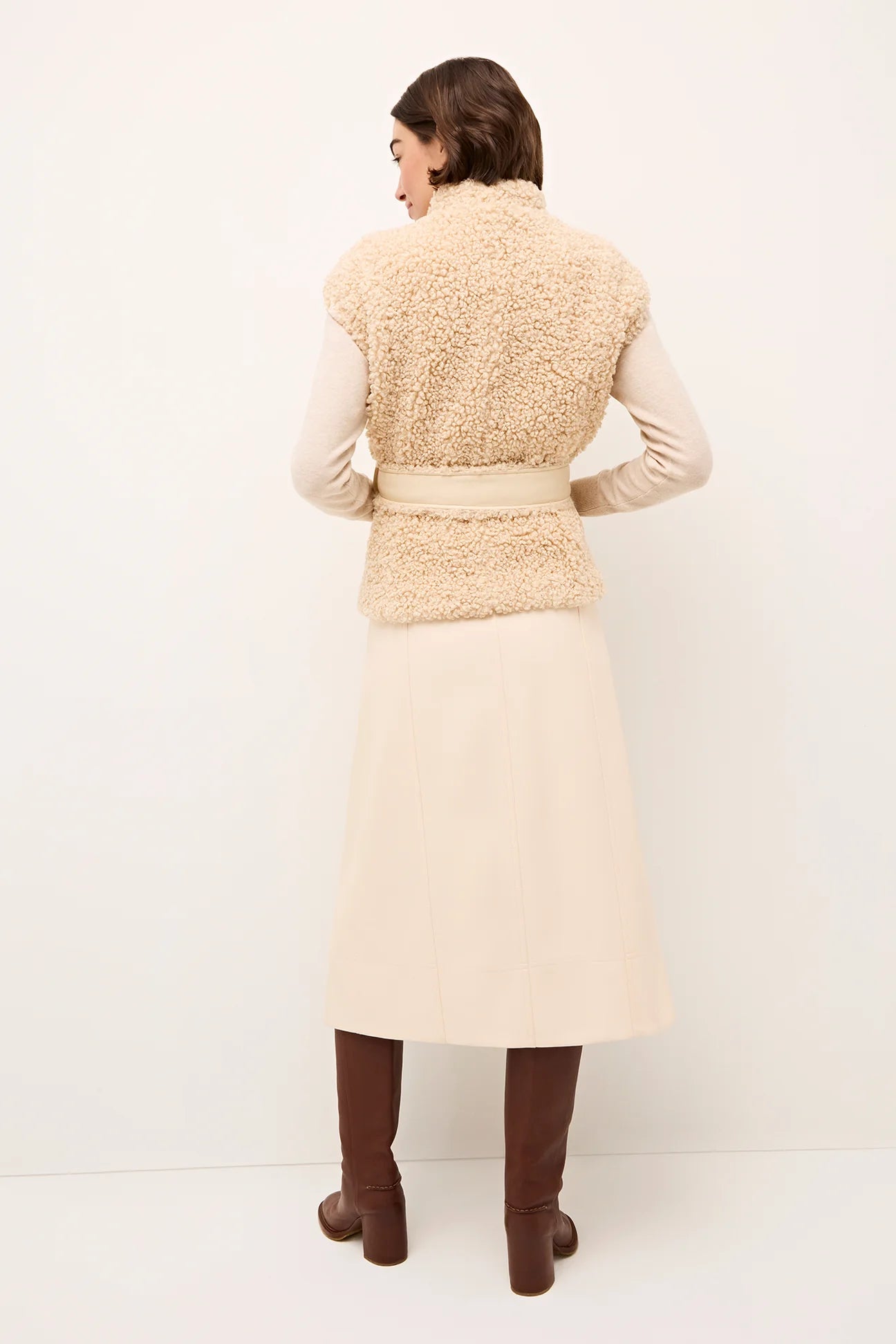 Marie Oliver Astrid Vest in Cream