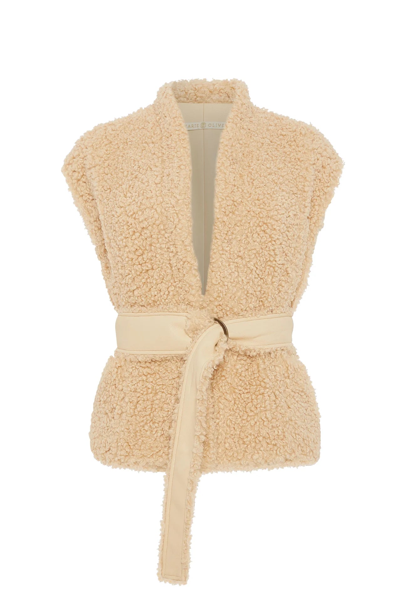 Marie Oliver Astrid Vest in Cream