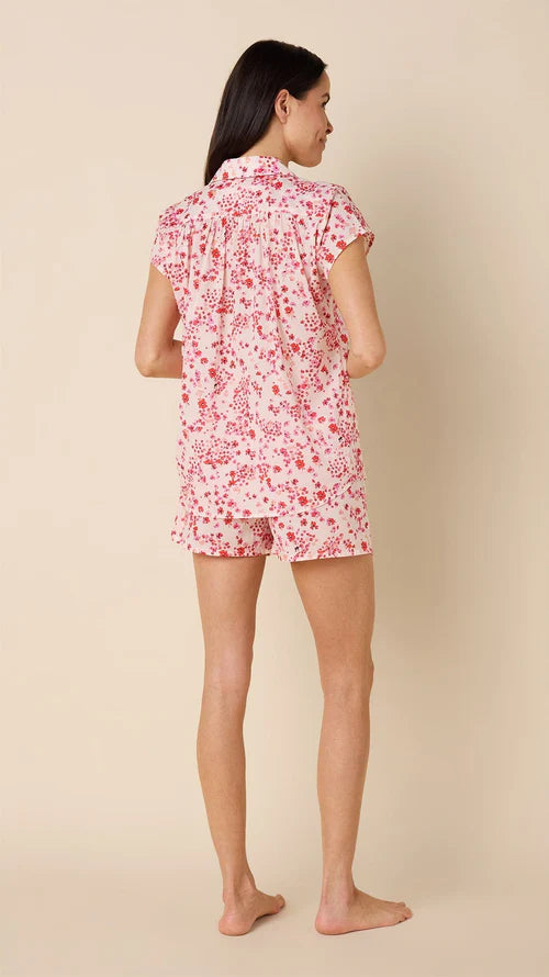Petite Rosette Voile Shorts Set