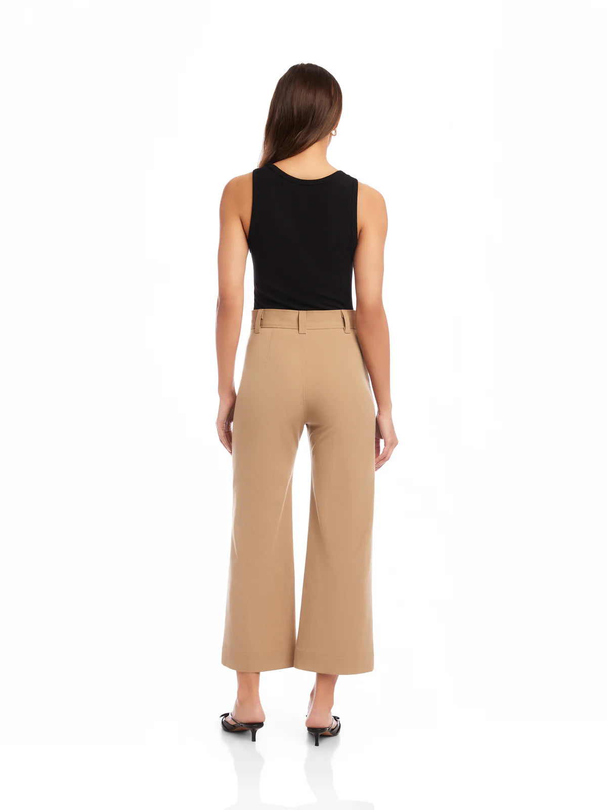 Fifteen Twenty Rylee Cropped Pant in Camel