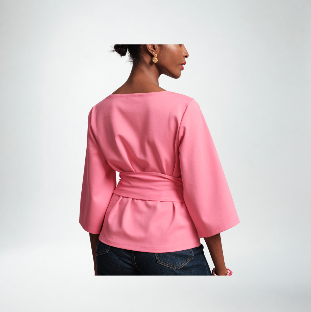 Frances Valentine Whitney Wrap Top | Pink